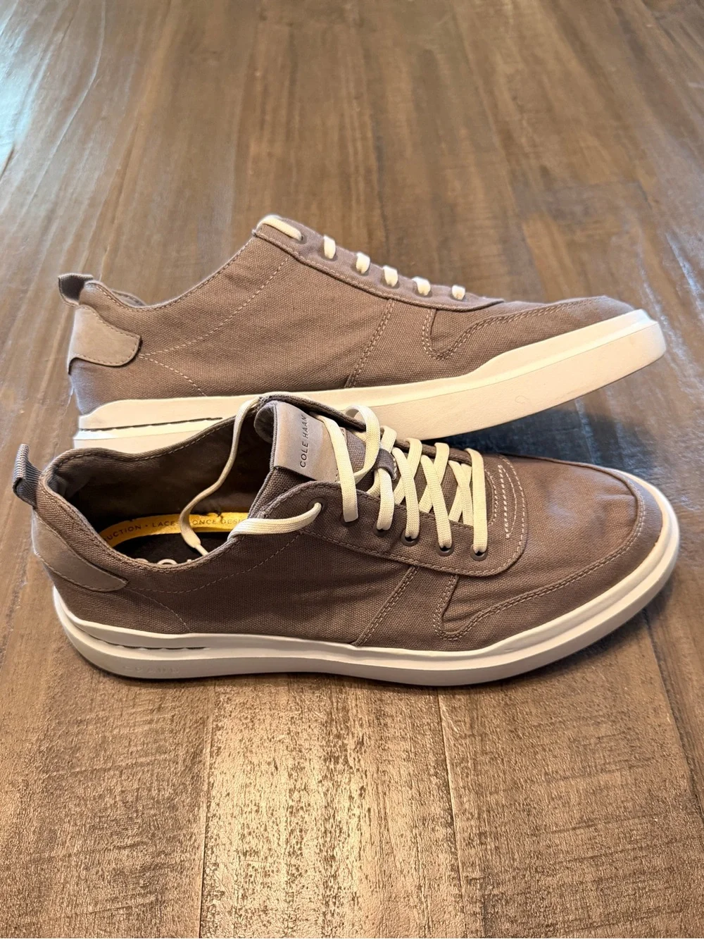 Cole Haan  Grand Pro Rally mens size 11.5  Canvas shoes grey C34740